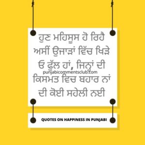 Cute short bio for instagram in punjabi | sad love quotes in punjabi font 